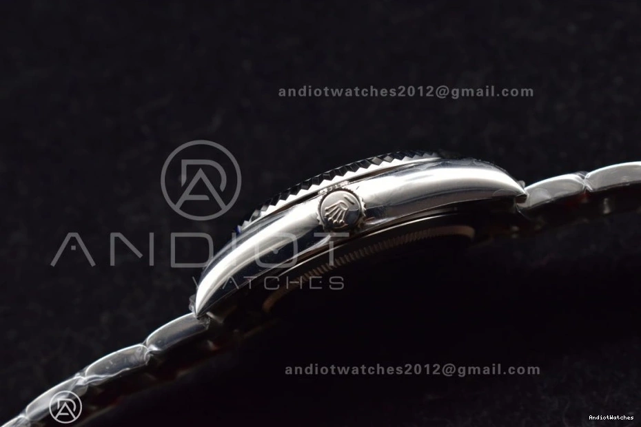 Best A23J Effortless Bracelet 1114 SS Skydweller White Edition Dial SS Oyster Noob on 0321